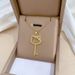 【 】 Cat Bow Key Charm Gorgeous Full Diamond Necklace Women's Versatile Clavicle Titanium Steel Chain_ipsvogv.com