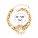 Jewelry Personality Gold Thick Chain Exaggerated Bracelet Ins Creative Geometric Bracelet Female_ipsvogv.com