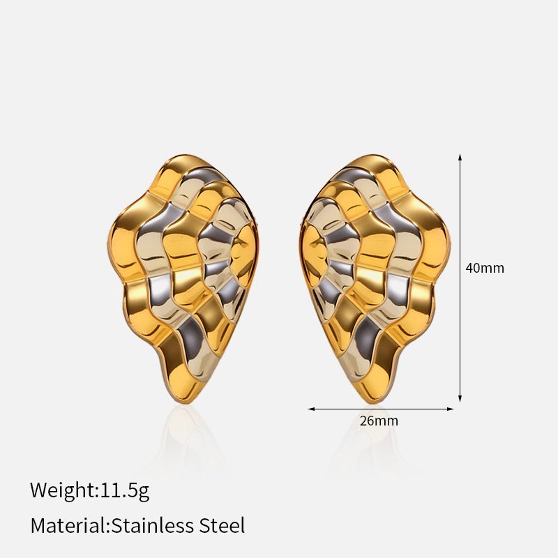 Women’s Jewelry Set Fashion Summer Hot Selling Light Luxury High End Personality Design Gold And Silver Two Color Stainless Steel Earrings Earrings_ipsvogv.com