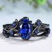 Sanjie, Blue Ring, Gun, Black Rose, Branch Crossing, Ring Girl_ipsvogv.com