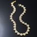 New heart-shaped diamond studded Cuban necklace, hip-hop style bracelet, trendy men's punk accessory_ipsvogv.com