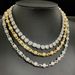 New 7mm Micro Inlaid Zircon Round Bead Necklace Men And Women's Same Style Personalized Jewelry_ipsvogv.com