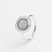 White Copper Plated Silver Ring Ring Fashionable Temperament Style_ipsvogv.com