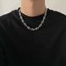 Hip Hop Letter Z Splicing Necklace Punk High Street Men's Versatile Sweater Chain Pendant_ipsvogv.com