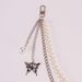 Simple Versatile Stainless Steel Butterfly Waist Accessory With Cool Style Handmade Pearl Bag Decoration And Pants Chain_ipsvogv.com