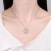 Mom Micro Inlaid Zircon Heart Shaped Fashion Necklace Female Niche Design Love Pendant Mother's Day Gift_ipsvogv.com