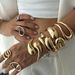 hot selling hug open bracelet bracelet personalized metal smooth symmetrical water drop spring buckle bracelet_ipsvogv.com