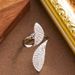 Internet Celebrity Live Streaming Fashion Diamond Studded Super Sparkling Zircon Open For Women, Non Fading Adjustable_ipsvogv.com