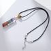 New Colorful Stone Necklace Simple Natural Stone Pendant Chain Unisex All Match Necklace_ipsvogv.com