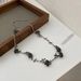 Dark Wind Mountain Camellia For Women, Versatile Fashion Network, Red Tide Flow, Collarbone Chain, High End Niche_ipsvogv.com