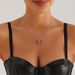 Simple Hollow Sun And Moon Couple Necklace, Sun, Moon And Stars Collarbone Chain Set Necklace_ipsvogv.com