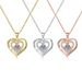 New Birthstone Necklace For Women Double Love Diamond Inlaid December Engraved Diamond Pendant_ipsvogv.com