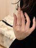 Luxury Versatile Premium China-Chic Popular Design Brushed Inlaid Pink Zircon Fashion Delicate Index Ring_ipsvogv.com