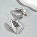 Geometric Women's Exaggerated Earrings Niche Irregular Design Metal Earrings High End Versatile Earrings_ipsvogv.com