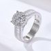 Women's Jewelry S925 Sterling Silver Micro Inlaid Zircon Set Ring Women's Wedding Ring_ipsvogv.com