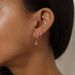 Brass With Real Gold Plating, Hot Selling Across, Fashionable And Simple Star Pendant, Versatile Ladies' Earrings Three Piece Set_ipsvogv.com