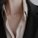 Ready Stock Hollow Butterfly Necklace With Zircon Shining Animal Choker Party Gift For Ladies 2024 Fashion Jewelry_ipsvogv.com