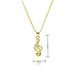 New Copper Plated Gold Guitar Necklace Music Fashion Pendant Simple Personality Unisex Sweater Chain_ipsvogv.com