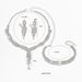 of Necklace, Earrings, Bracelet Four-Piece Jewelry For Women Banquet Necklace Set_ipsvogv.com