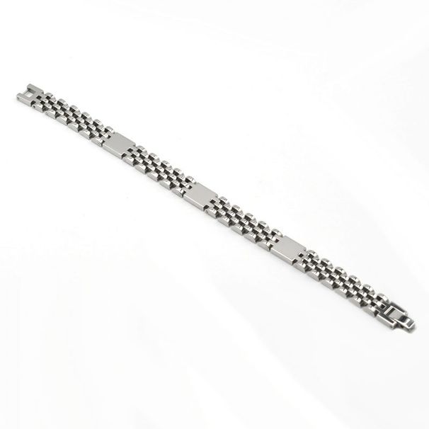 Flat Head Five Bead Ladder Shaped Tank Titanium Steel Bracelet Hot Selling Personality Punk Refined Stainless Steel_ipsvogv.com