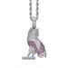 Pendants & Charms Owl Pendant Personality Animal Creative Full Zircon Color Hip Hop Necklace_ipsvogv.com