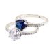 Women's Jewelry Crown Ring Ring White Copper Plated Silver Shining Crown Hollow Pair Ring Female Fashion_ipsvogv.com
