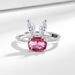 Live Streaming Hot Selling Personality Niche Zircon Adjustable Opening Korean Version Trendy Index Finger Ring Women's_ipsvogv.com