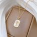 】 Shell 【 Cross Light Luxury Charm Gorgeous Full Diamond Necklace Women's Versatile Clavicle Titanium Steel Chain 【 】_ipsvogv.com