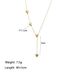 Sweet Style Peach Heart Tassel Necklace, Female Niche Design, Love Bracelet, Titanium Steel Jewelry Set_ipsvogv.com