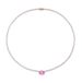 ins full diamond necklace clavicle chain female choker Korean style simple all-match adjustable rhinestone diamond necklace_ipsvogv.com