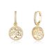 Hot Style Earrings For Women, Round, Simple, Hollow, Creative, Lucky Tree Earrings, Ladies Earrings, Versatile, Personalized, Gold And Jewelry_ipsvogv.com