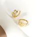 Stud Earrings Sterling Silver Zircon Love Ear Buckle Light Luxury Autumn and Winter Niche Ins Style Earrings Women's High-end Sense_ipsvogv.com