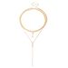 Ins Bohemian Retro Feng Shui Drop Snake Chain Collarbone Chain Personality Trend Multi-layer Necklace_ipsvogv.com