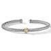 Stainless Steel Bracelet Titanium Steel Wire Rope Two Color Open Bracelet_ipsvogv.com