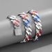 Colorful cool couple necklace hip hop trendsetter diamond Cuban chain personality trend all match necklace_ipsvogv.com