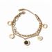 Designer Round Black And White Shell Roman Numerals Bracelet With Titanium Steel Plating Double-layer Hollow Design Fashionable_ipsvogv.com