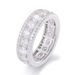 Men And Women's Jewelry S925 Sterling Silver Moissanite Ring Exquisite Circle Moissanite Ring Hand Jewelry Ring Jewelry_ipsvogv.com