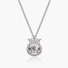 【 Titanium Steel 】 Little Bear Heavy Industry Necklace Female Copper Micro Inlaid True Gold Electroplated Ins Net Red_ipsvogv.com