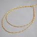 ETSY Brass Material Gold-plated Simple And Versatile Temperament Layered Fashionable Double-layer Bean Chain Necklace_ipsvogv.com