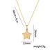 Necklace Women's Pentagram Micro Inlaid Pendant, Korean Internet Celebrity, Simple And Niche Temperament, Versatile,_ipsvogv.com