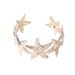 Personalized And Niche Design, Metal Starfish Open Mouth Women's Bracelet, Casual Vacation Style_ipsvogv.com