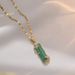 Necklace popular on the internet, live streaming, and transportation. The bamboo knot does not fade_ipsvogv.com