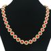 Hip Hop Red Peach Heart Water Diamond Spliced Cuban Necklace Love Men's and Women's Cool Collar Chain Neckchain_ipsvogv.com