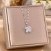 Rotating Clover Necklace For Women, Light Luxury, Niche Sweater High-end Titanium Steel Lock Chain, Ins Trendy_ipsvogv.com