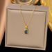 Fashion Accessory Design, Colorful Women's Trend, Gold-plated Hip-hop Necklace, Collarbone Chain_ipsvogv.com