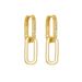 Electroplating creative earrings inlaid with zircon long earrings female copper earrings online celebrity_ipsvogv.com