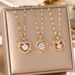 Korean Version Titanium Steel With Zircon Heart Pendant For Women, High-end And Niche, Light Luxury Collarbone Necklace_ipsvogv.com