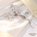Bowknot Diamond Silver Needle Earrings Irregular Long Pearl Tassel Earrings Fashionable And Versatile New Jewelry_ipsvogv.com