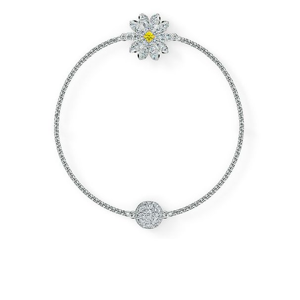 Small Daisy Invisible Magnetic Buckle Bracelet Female Element Crystal Bracelet Female_ipsvogv.com