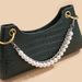 jewelry Pearl Temperament Double Layer Chain Bag Chain Fashionable Metal Beaded Handbag Accessories For Women_ipsvogv.com